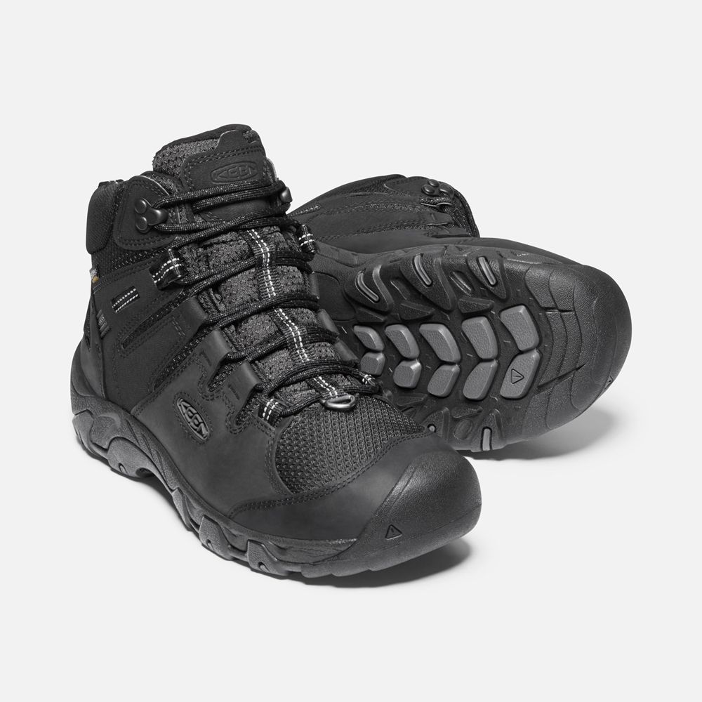 Botas de Seguridad Keen Mexico Negros - Hombre Steens Polar - DK4259031